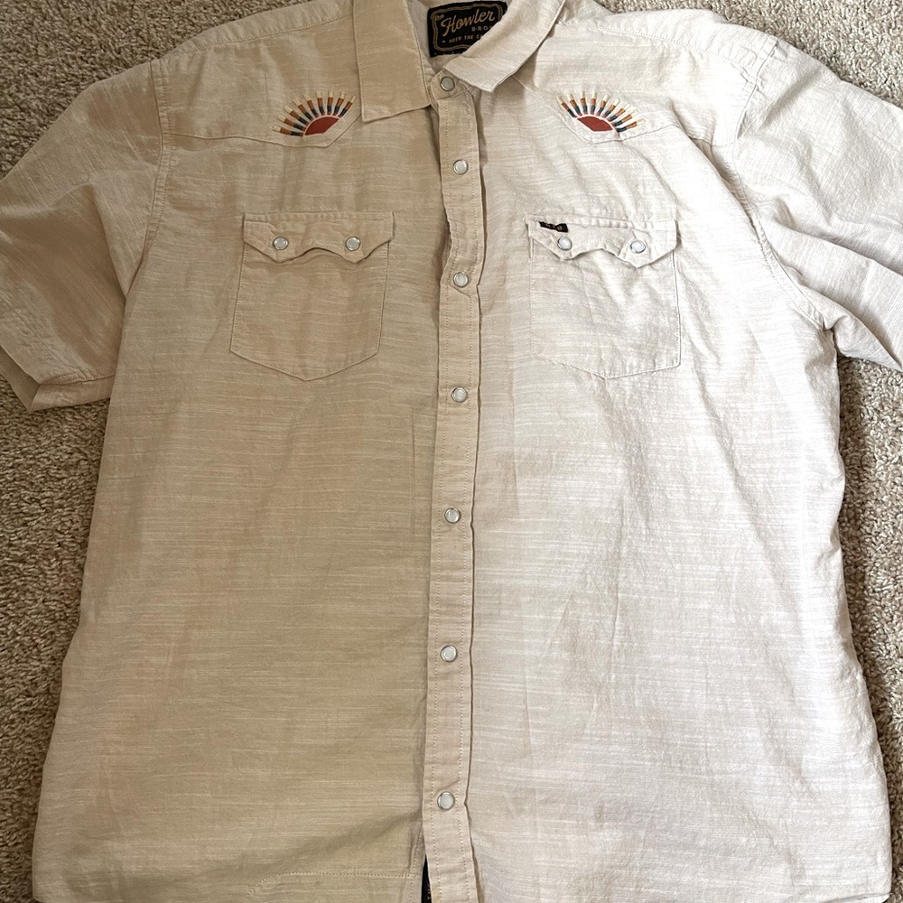 Howler Bros Crosscut Deluxe Short sleeve Shirt, XL